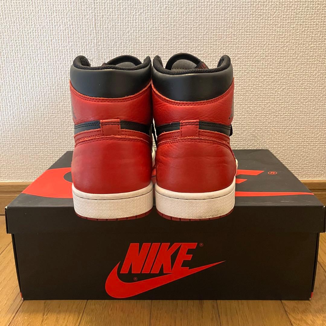 靴 Air Jordan 1 Retro High OG Bred 2016