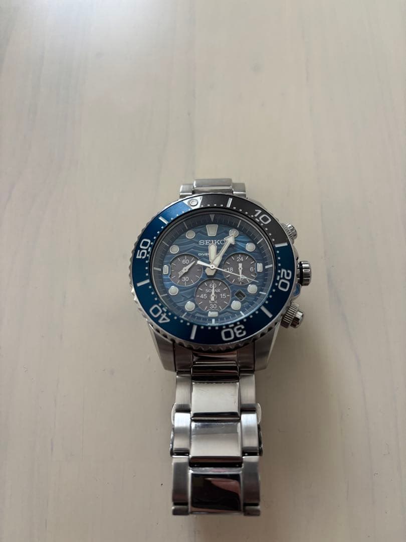 セイコー　プロスペックス ソーラー ダイバーズクロノグラフ
