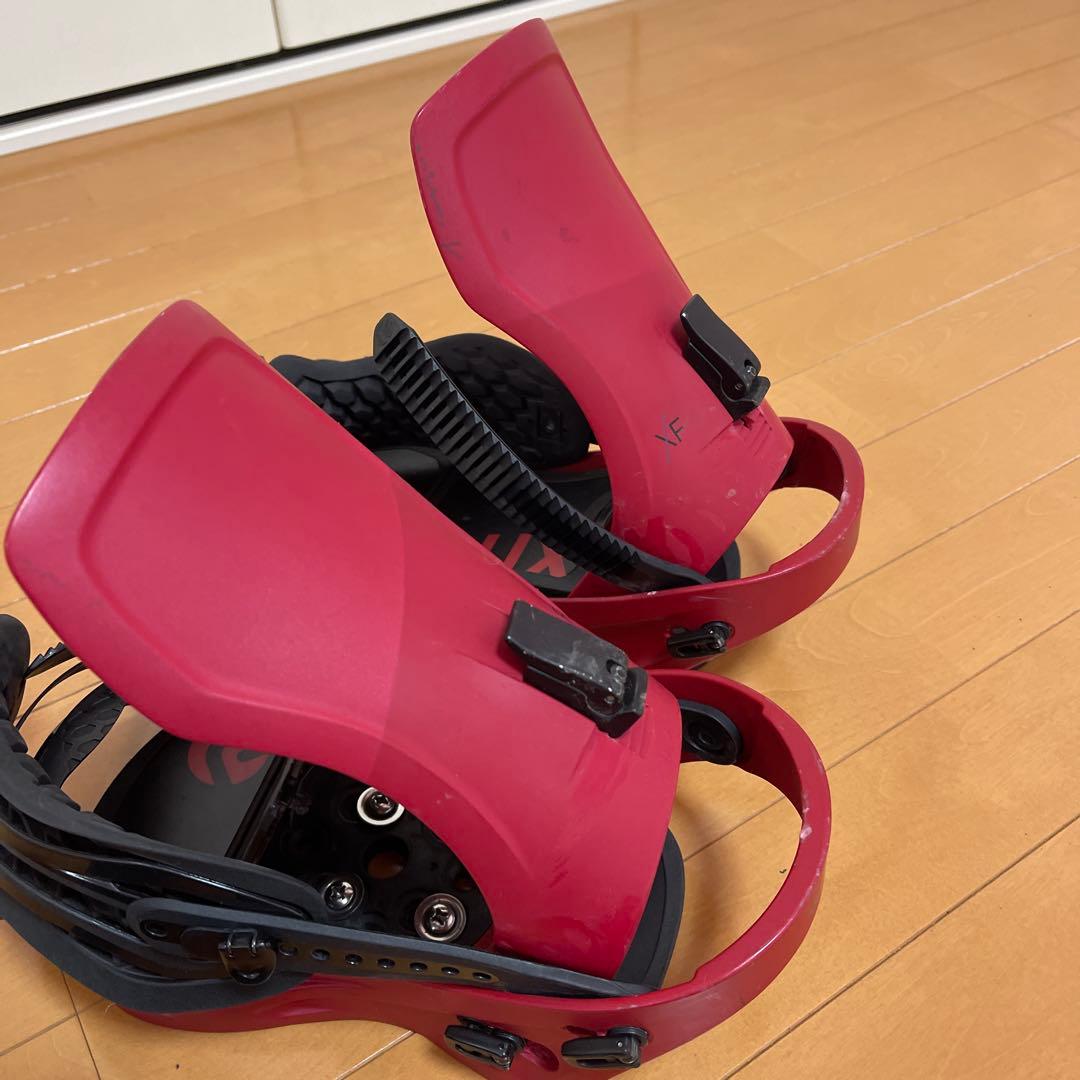 FLUX スノーボードビンディング レッドXF