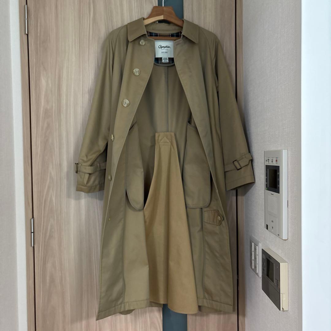 Gymphlex ジムフレックス コットン ギャバジン バルマカーン コート