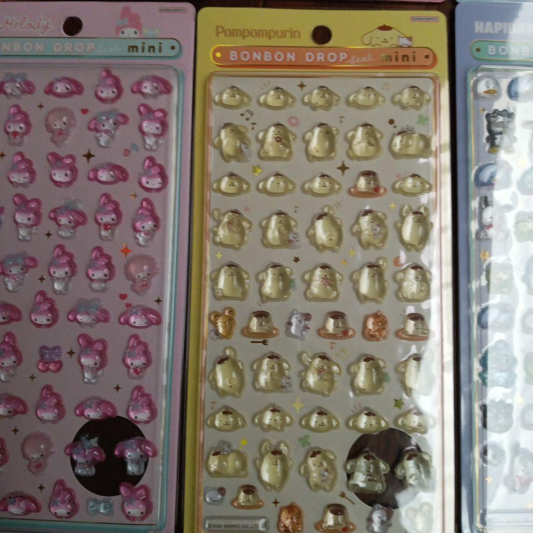 【正規品】ボンボンドロップシール　サンリオミニ　8種コンプリートセット