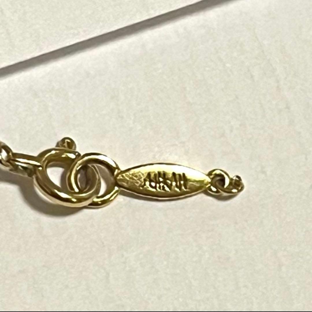 AHKAH 18K シンプルチェーンブレスレット