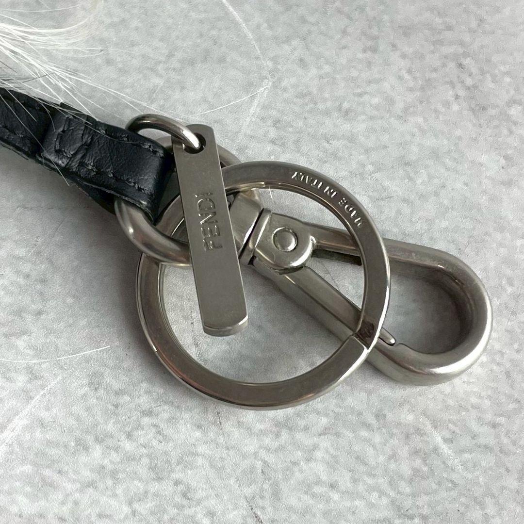 美品●FENDI バグズチャーム キーホルダー モンスター ファー ストラップ