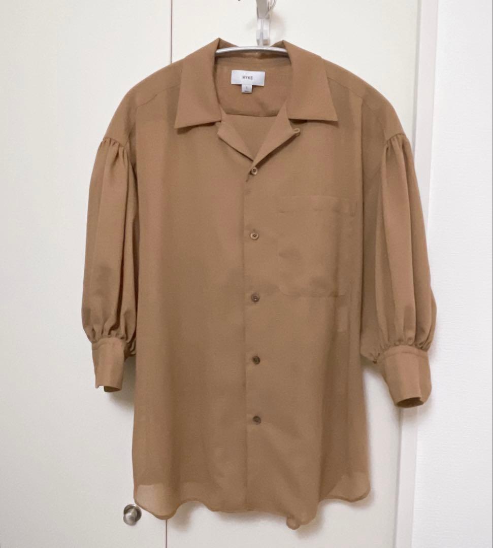 トップス HYKE T/W VOILE BALLOON SLEEVE BLOUSE