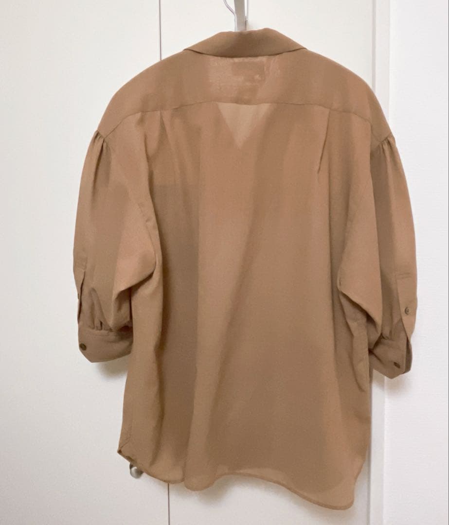 トップス HYKE T/W VOILE BALLOON SLEEVE BLOUSE