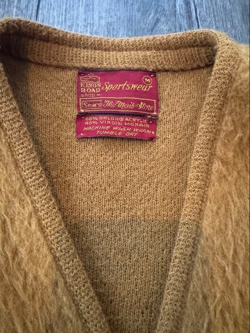 【18日まで】60's mohair cardigan モヘアカーディガン
