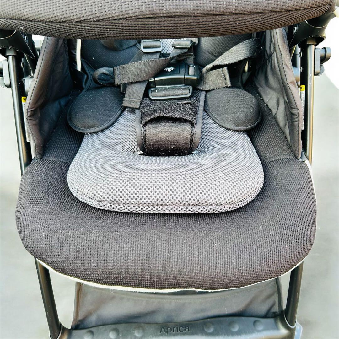 【美品】Aprica ラクーナ ビッテ クッションレザーハンドル A型