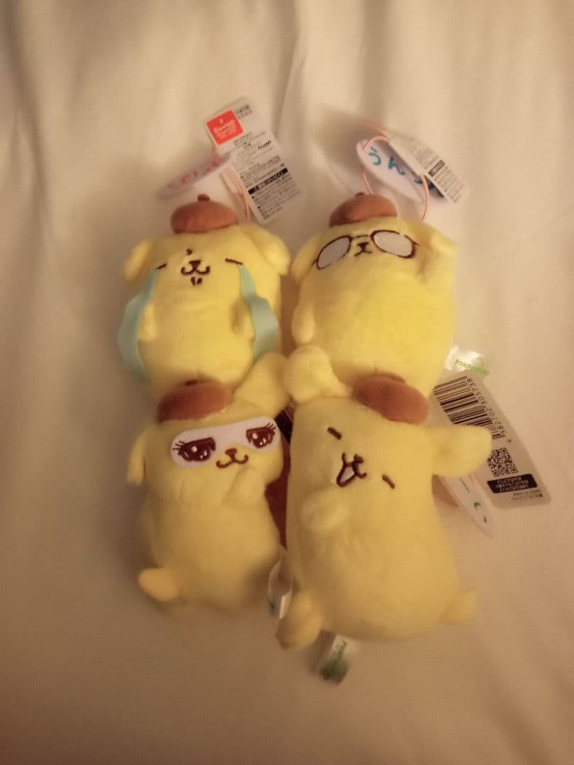 ポムポムプリン わらって♪もっと動くプリンマスコット　4種セット③