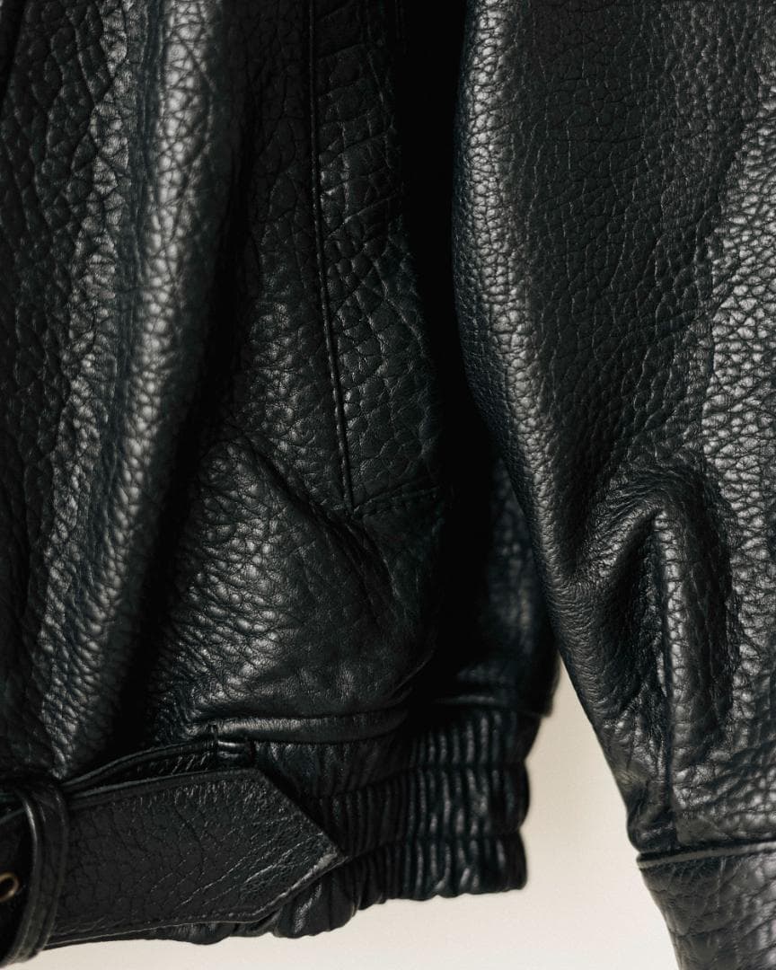 LONDONFLAT 25FW イタリアン シュランケン ラムレザー ジャケット