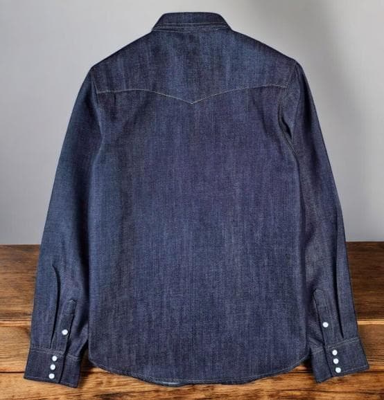 送料無料/新品未使用　DOUBLE RRL ダークデニムノンウォッシュ シャツ
