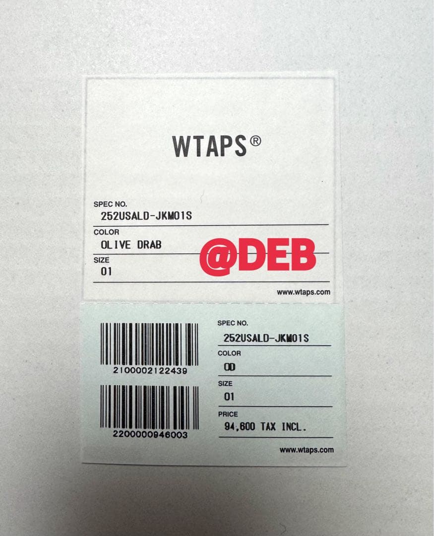 WTAPS ALPHA MA-1 CORE SPEC JACKET オリーブ S