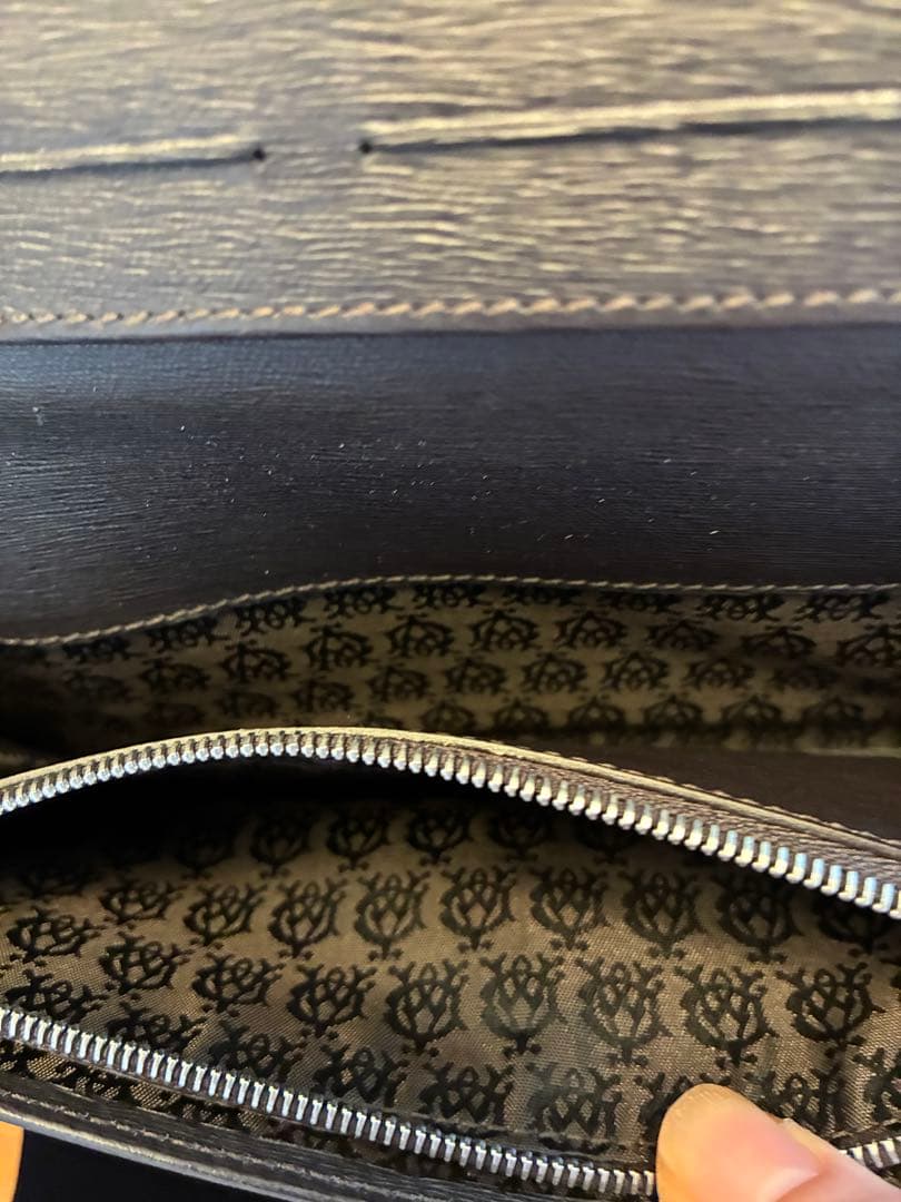 dunhill FP1010E ブラック　レザー 長財布