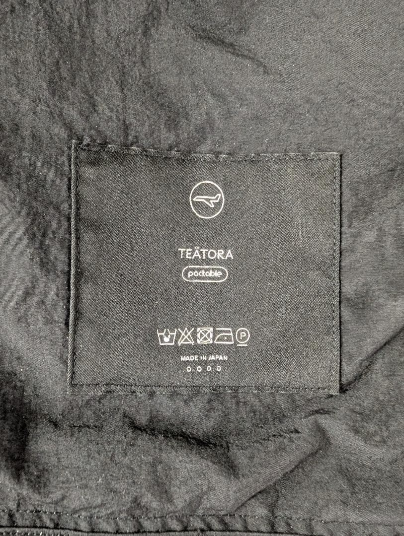 テアトラ TEATORA DEVICE COAT デバイスコート ブラック 4