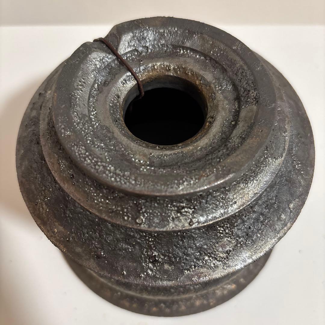 カタチ製作所 Mederu pot ボビン ブラック&ゴールド