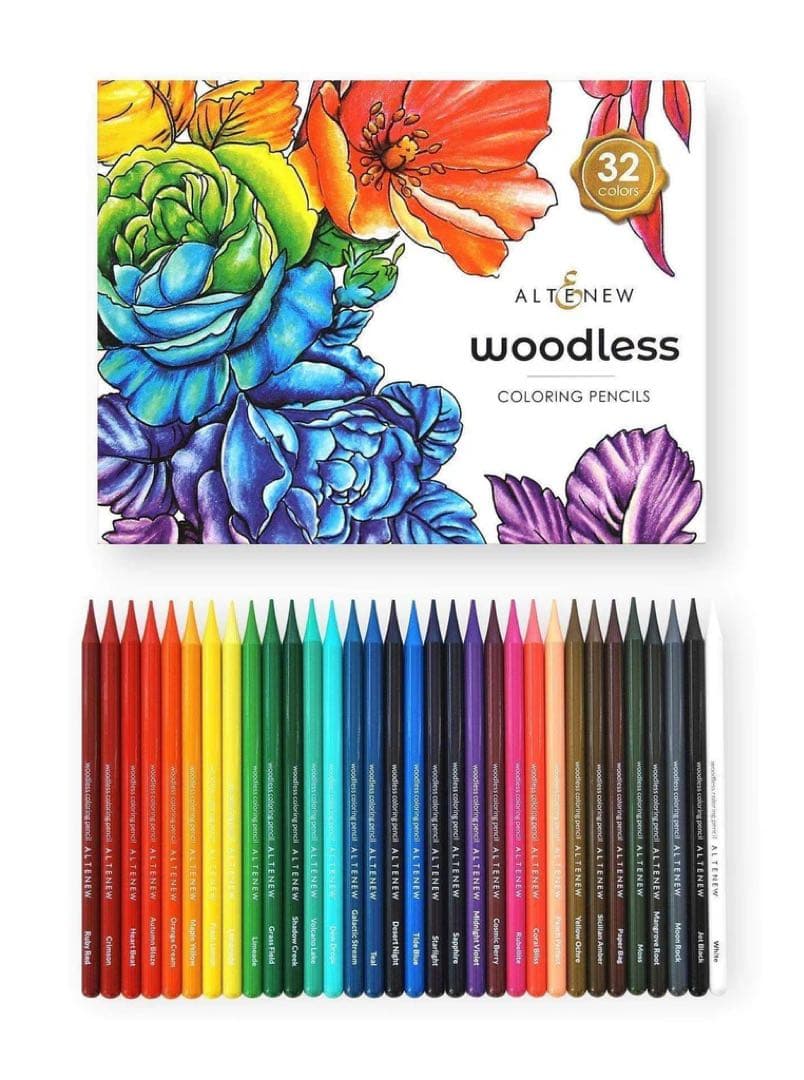 【新品未開封】Altenew ウッドレス油性色鉛筆32色、水性色鉛筆24色セット