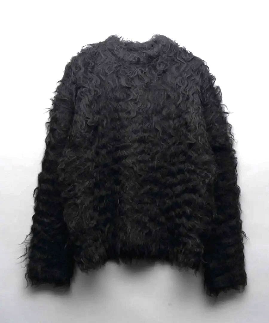 メンズウェア PrimeOver Shaggy Crew Neck Knit Pullover