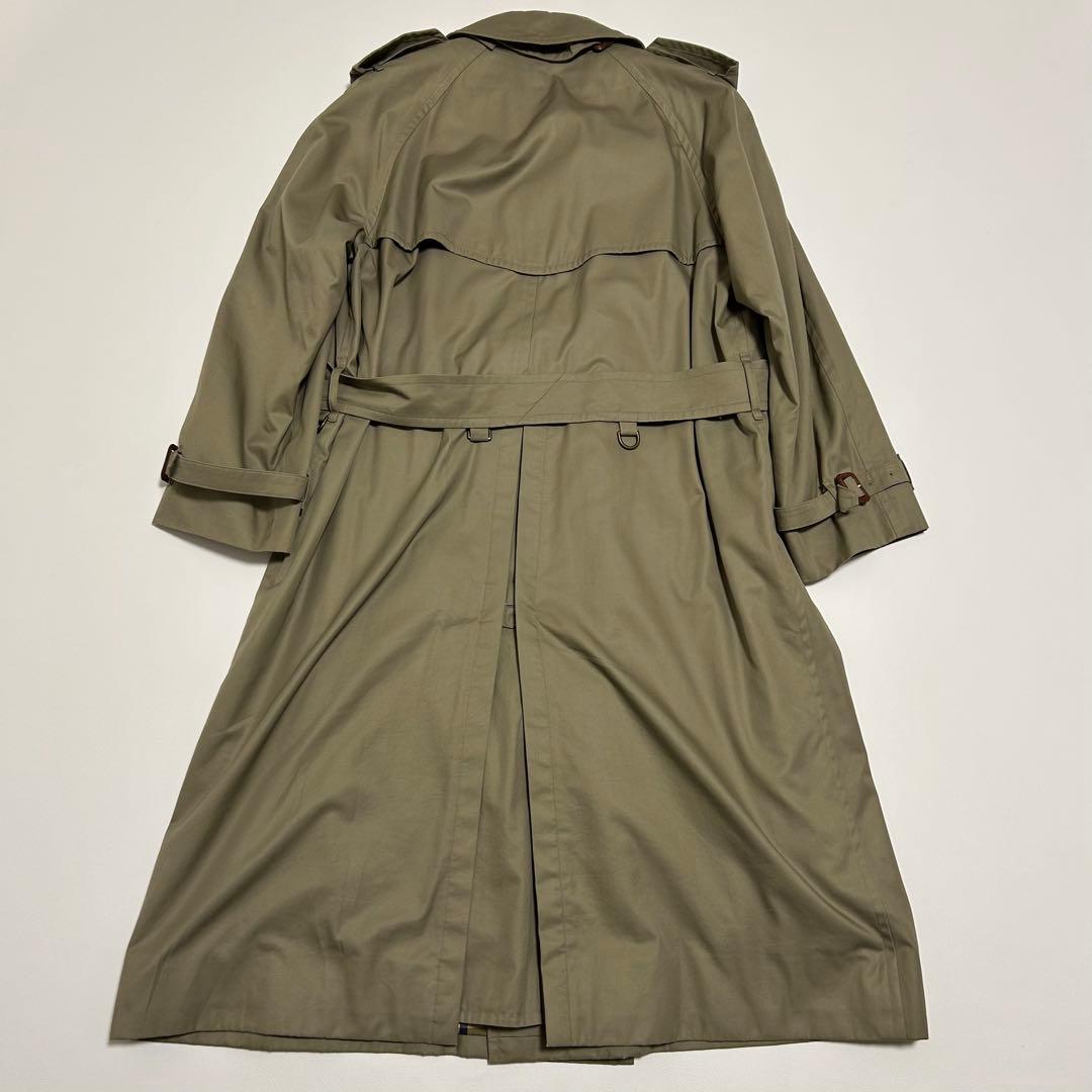 ✨美品 バーバリー トレンチコート ライナー付 玉蟲色 メンズ 2WAY L相当