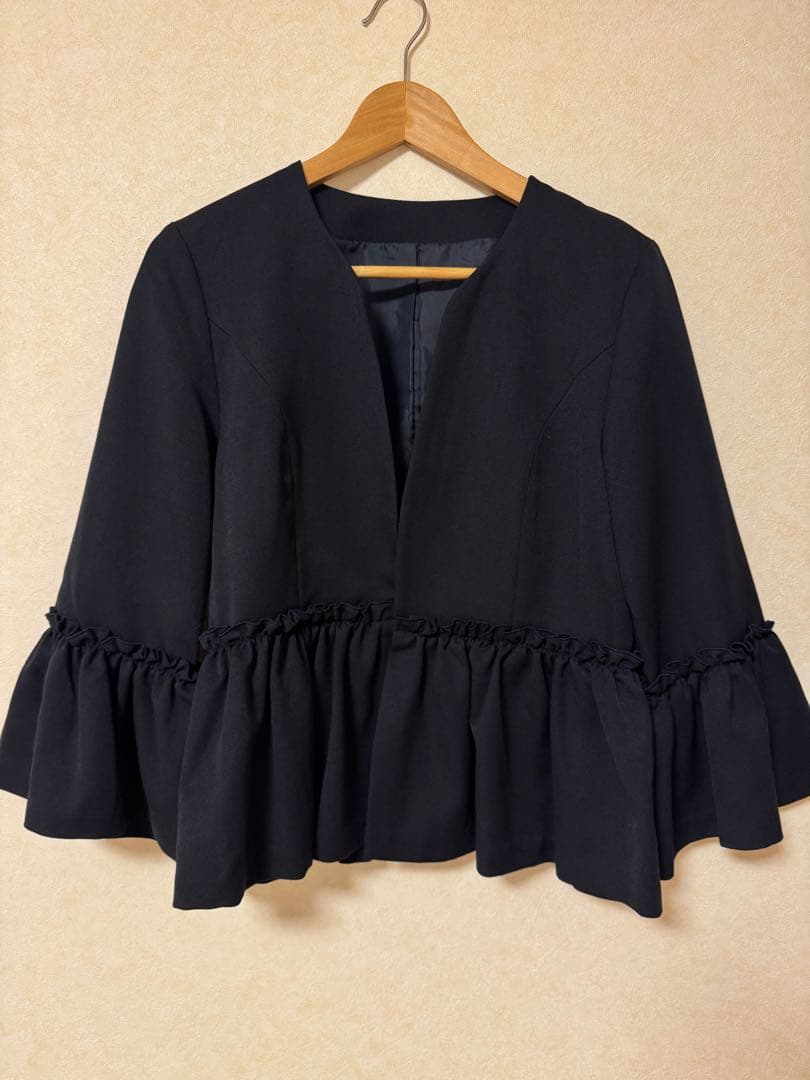 RUIRUE BOUTIQUE ペプラムジャケットパンツセットアップスーツ