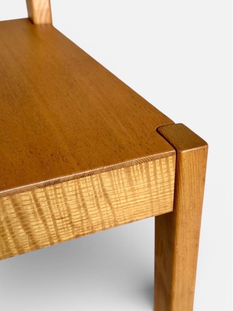 無印良品　MUJI　廃番品　タモ材　ダイニングチェア