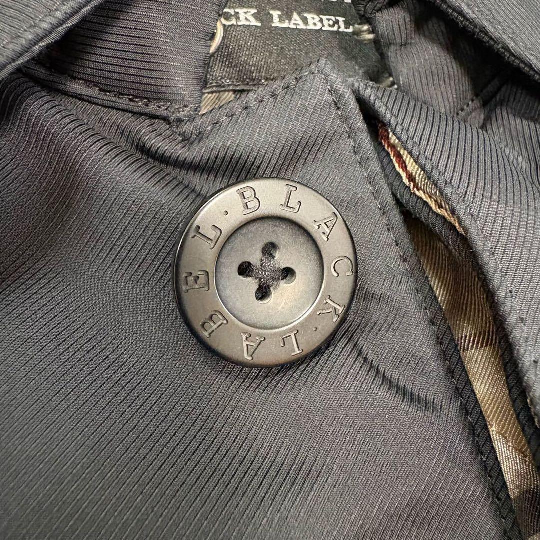 極美品　希少　極暖　BURBERRY BLACK LABEL ステンカラーコート