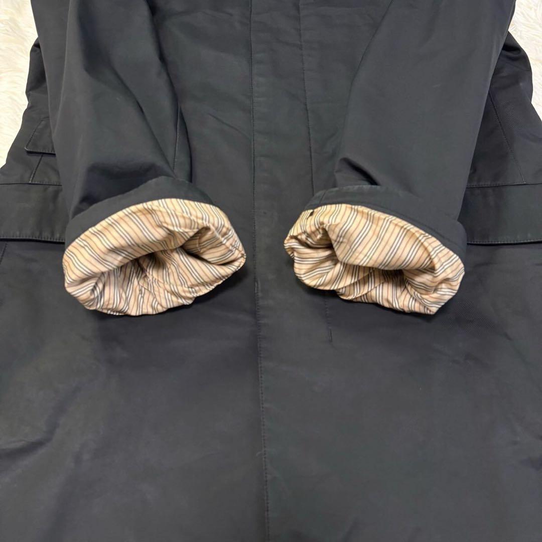 極美品　希少　極暖　BURBERRY BLACK LABEL ステンカラーコート