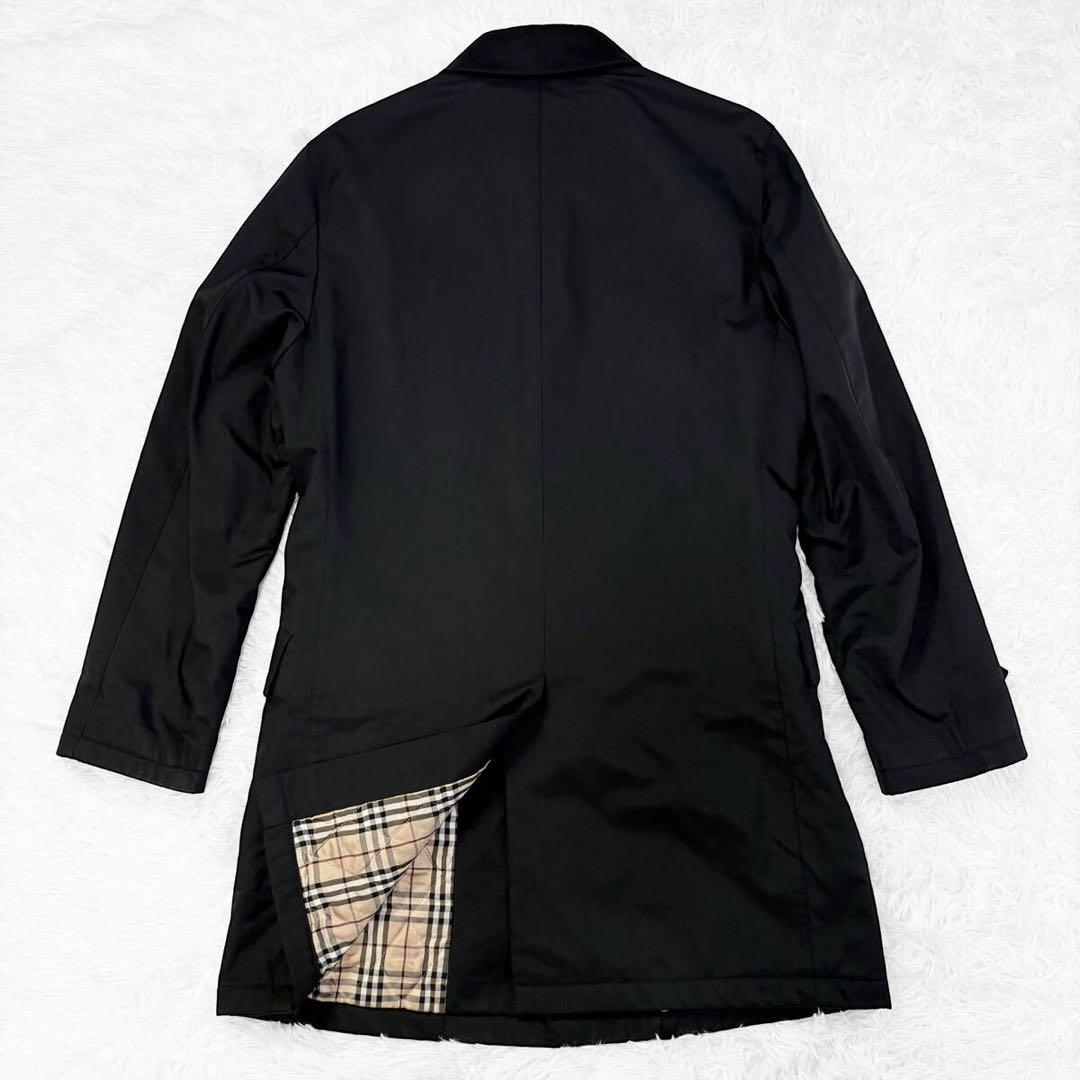 極美品　希少　極暖　BURBERRY BLACK LABEL ステンカラーコート