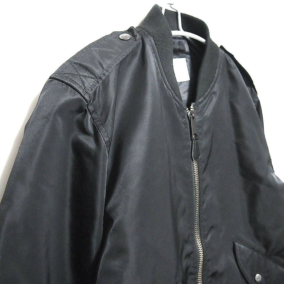 【希少XL★美品】AVIREX　L-2B　白タグ　フライトジャケット　ブラック