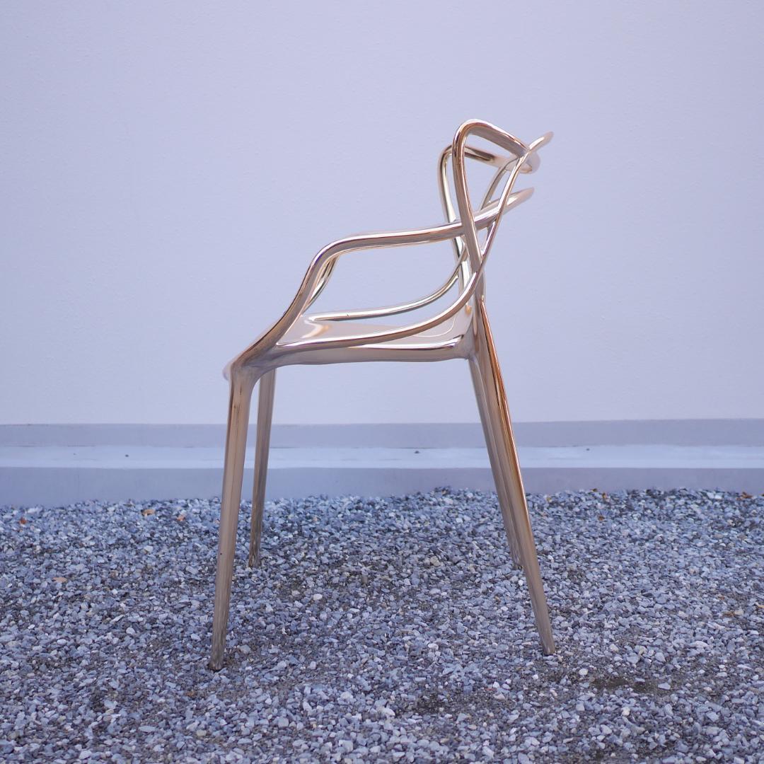 Kartell カルテル MASTERS アームチェア ゴールドメタリック