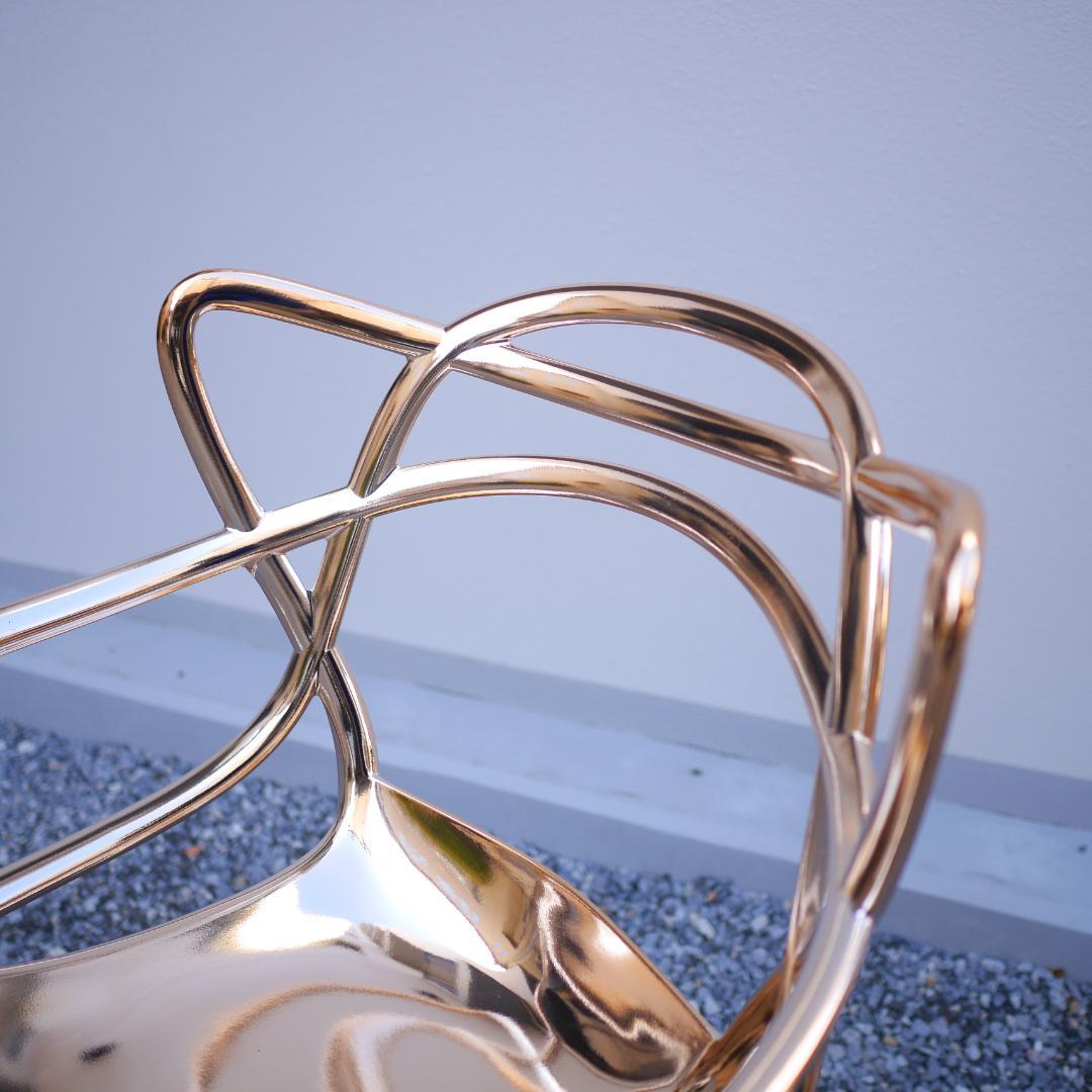 Kartell カルテル MASTERS アームチェア ゴールドメタリック
