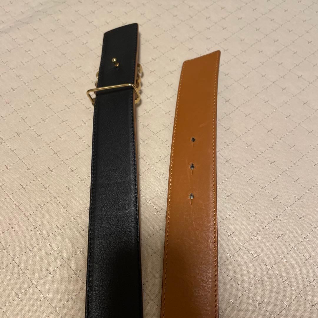 LOEWE メンズ　ベルト　ロエベ　箱無し
