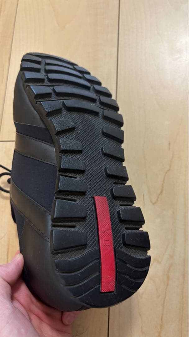 PRADA プラダ　ブラック スニーカー　4E3380