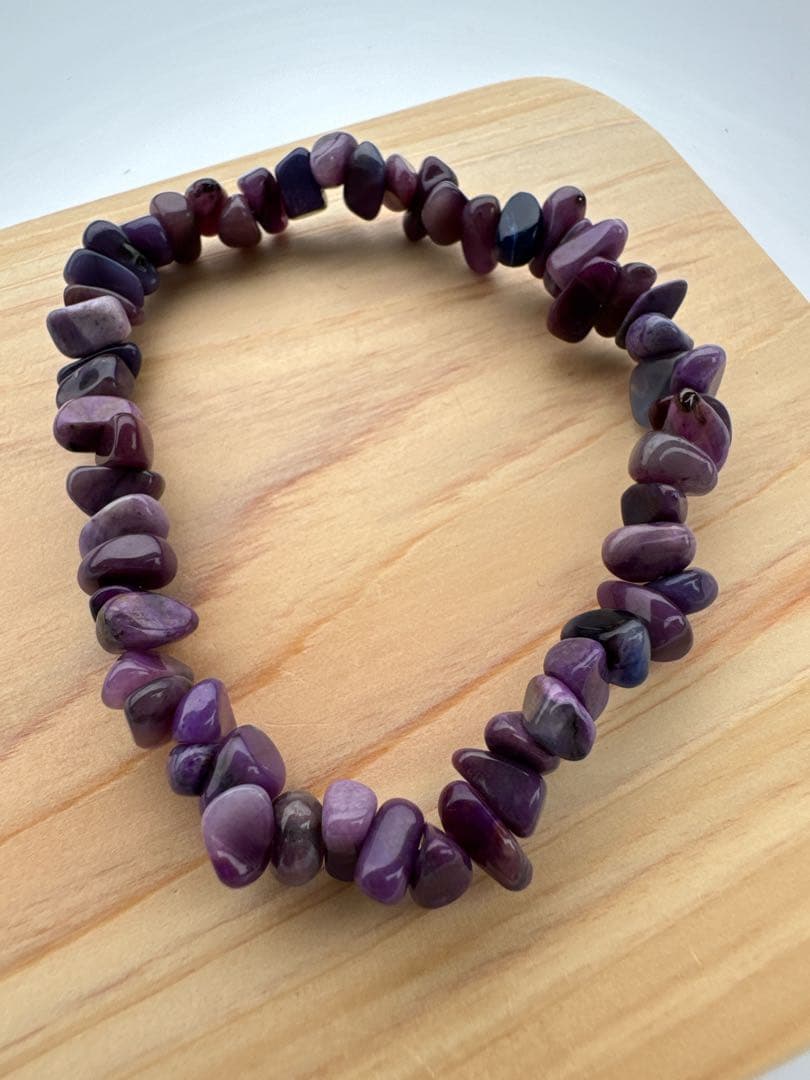 スギライトさざれブレスレット