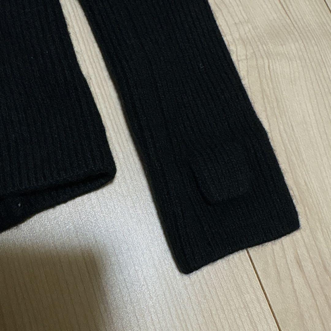 美品　cos コス カシミヤ 100% タートルネック　ニット　ブラック　S
