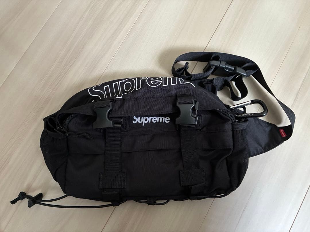 バッグ Supreme Waist Bag (19FW) Black