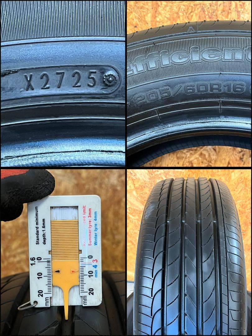 【asakura1493y】GOOD YEAR 205/60R16 美品