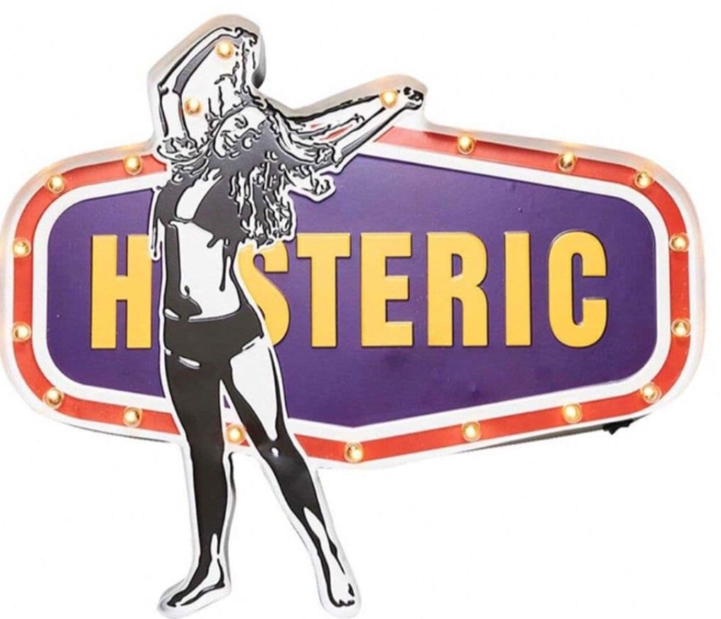 HYSTERIC LED看板 女性シルエット