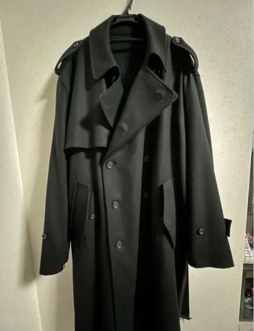 ジャケット・アウター stein OVERSIZED OVERLAPPED TRENCHCOAT