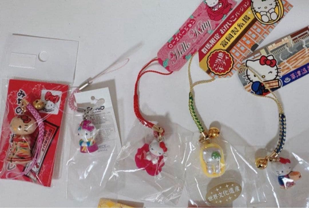ご当地キティ 根付 ストラップ 23個セット