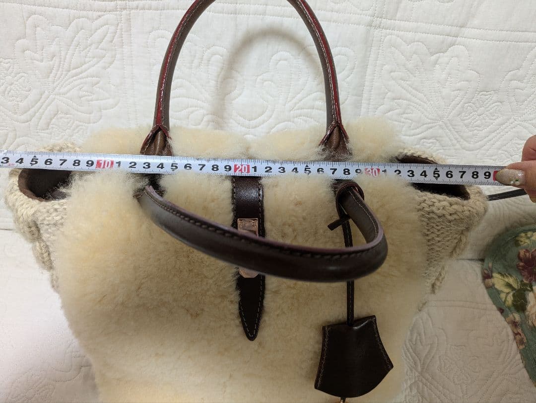 ユッコ　MUKU ムク　モンテローザ　ムートンハンドバッグ　もこもこ