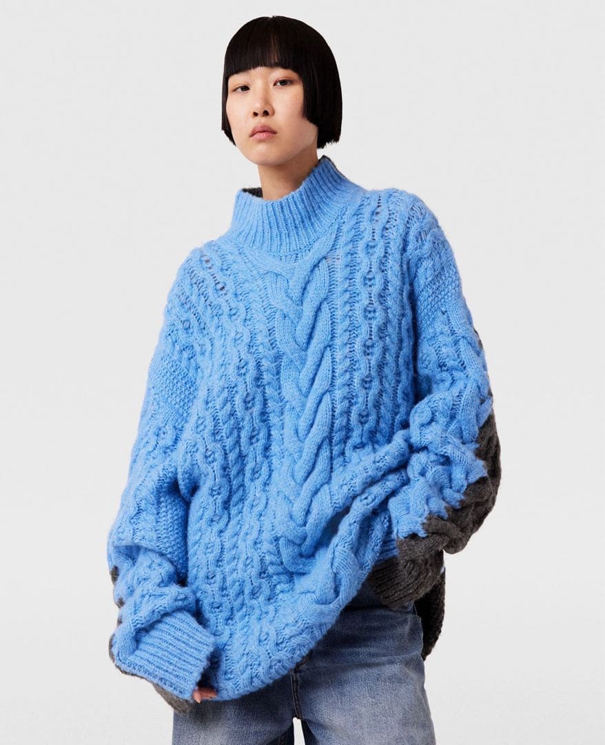 定価24万 新品 ステラマッカートニー 水色 ニット XS