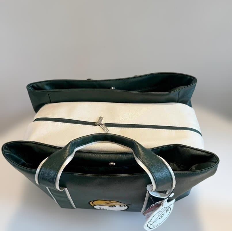 Malbon ゴルフ ウェアバッグ2層式大容量PUレザー防水シューズ収納付き ✨