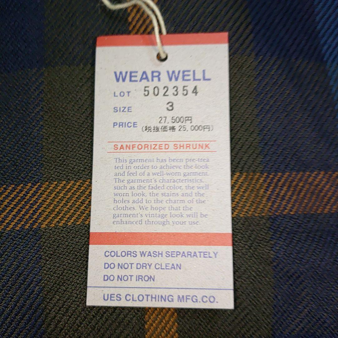 UESウエス 502354 エクストラヘビーネルシャツ 15oz サイズ(L)