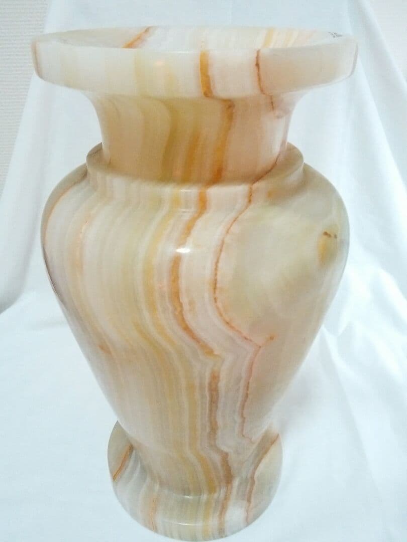 瑪瑙　メノウ　天然石　壺　花瓶　パワーストーン　1点物