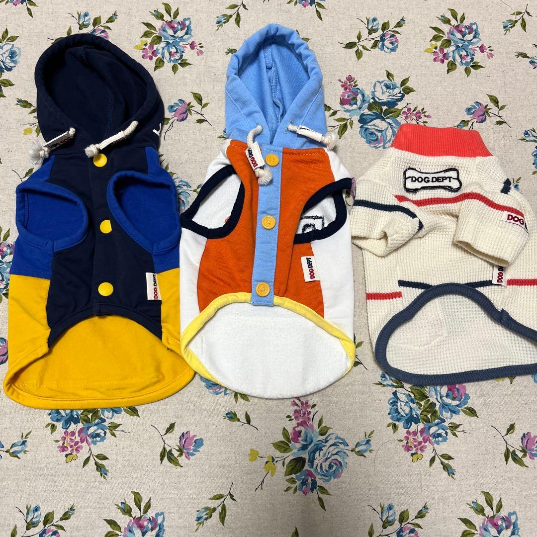 ドッグデプト XSサイズ 3枚セット パーカー ロンT