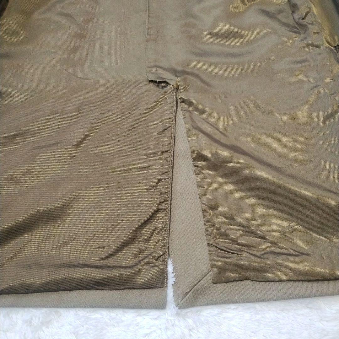 美品　コモリ　COMOLI　バルカラーコート　ウールステンカラーコート　カーキ