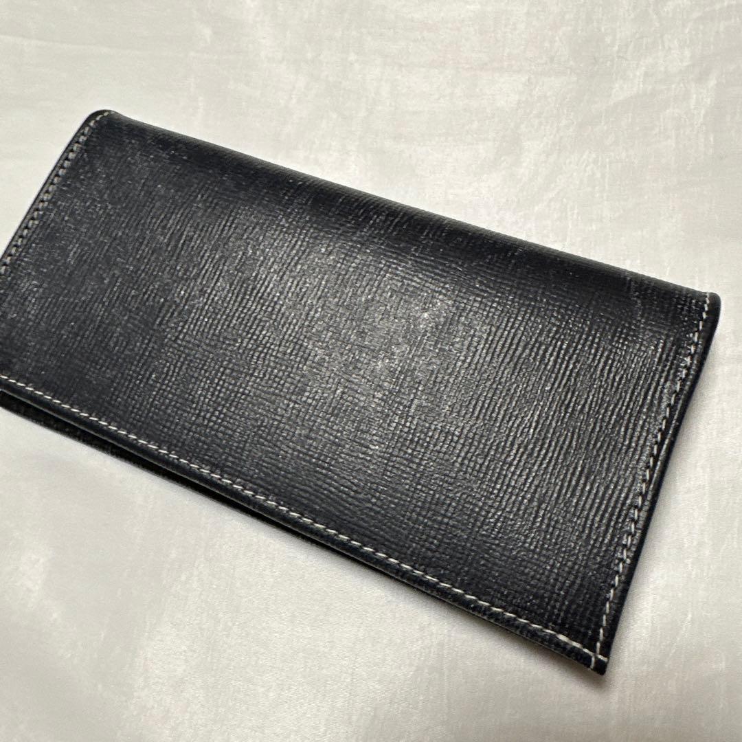 新品 ホワイトハウスコックス ホリデーライン 長財布 S9697HL ネイビー