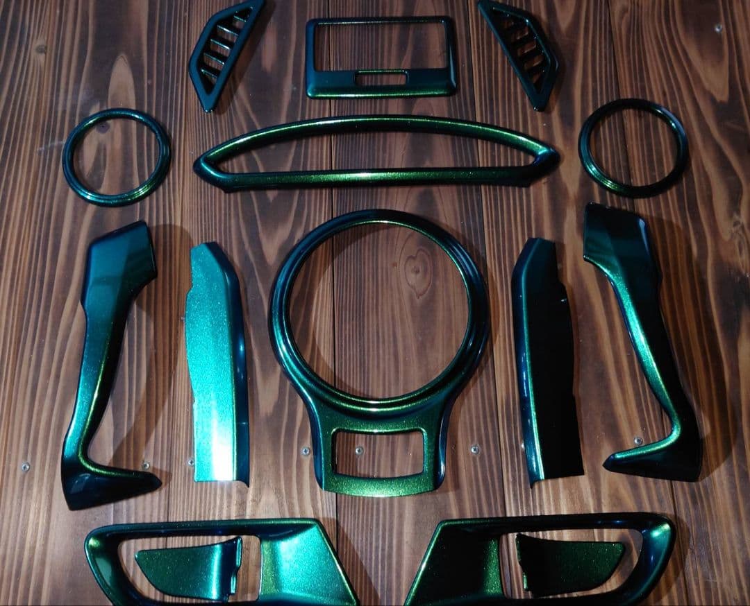 トヨタ86BRZ zn6zc6マジョーラグリーン×ブルー室内カバーフルセット