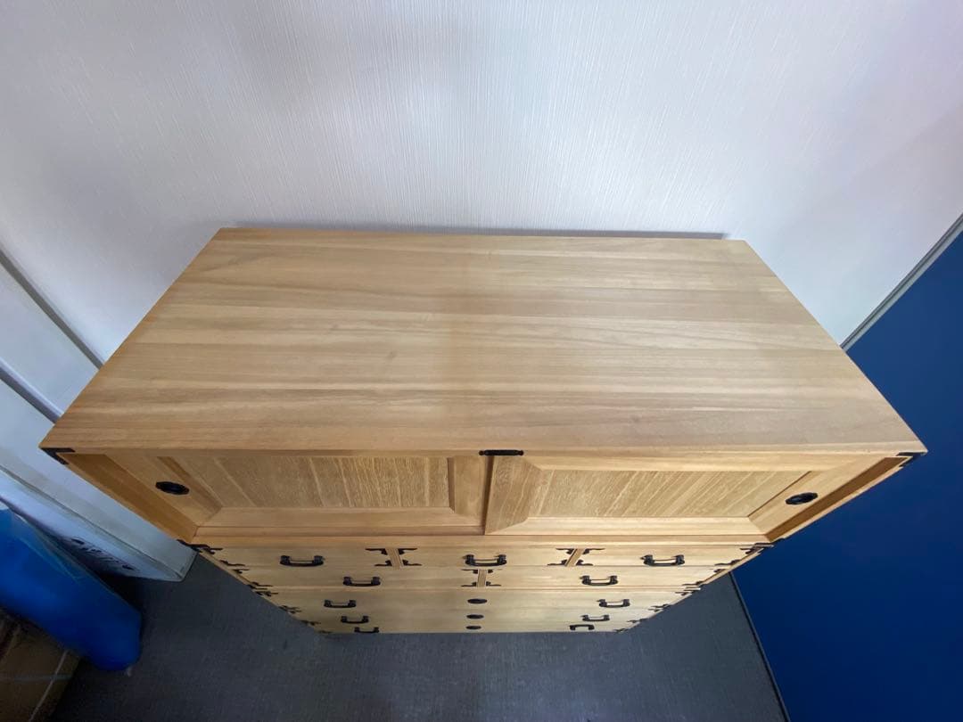 桐箪笥　天然木(桐無垢材) 6段　日本製