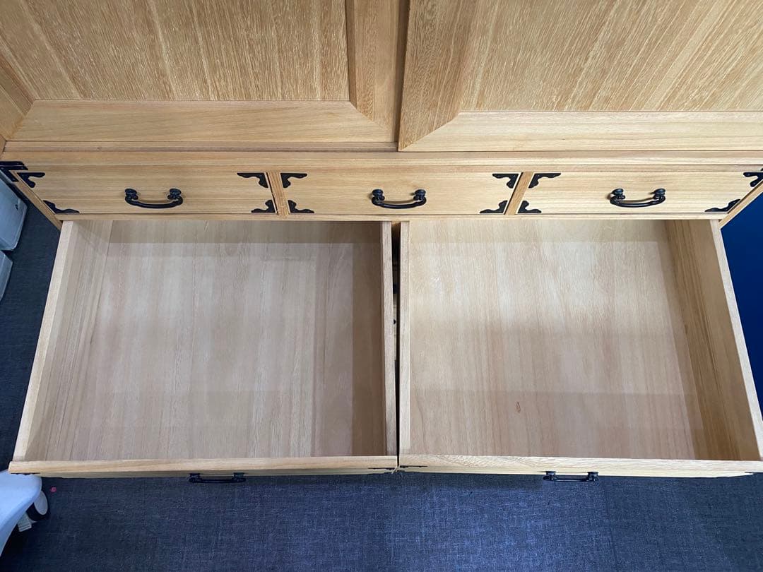 桐箪笥　天然木(桐無垢材) 6段　日本製