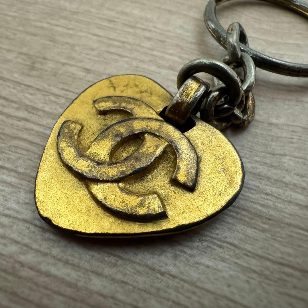 CHANEL シャネル ヴィンテージ ココマーク キーリング バッグチャーム